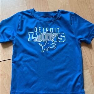 Detroit Lions Kids Blue dry fit T-Shirt